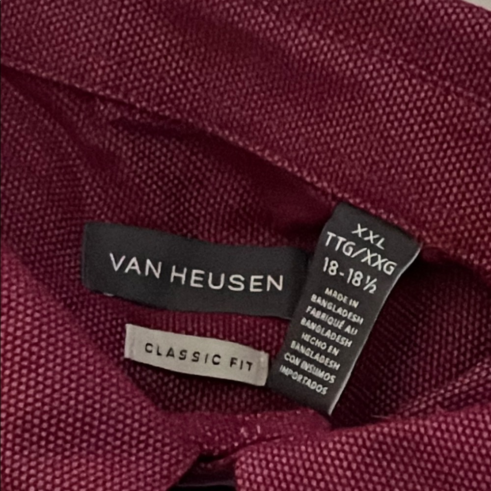 NWT Van Heusen Wrinkle-Free Short Sleeve Shirt - Picture 4 of 5